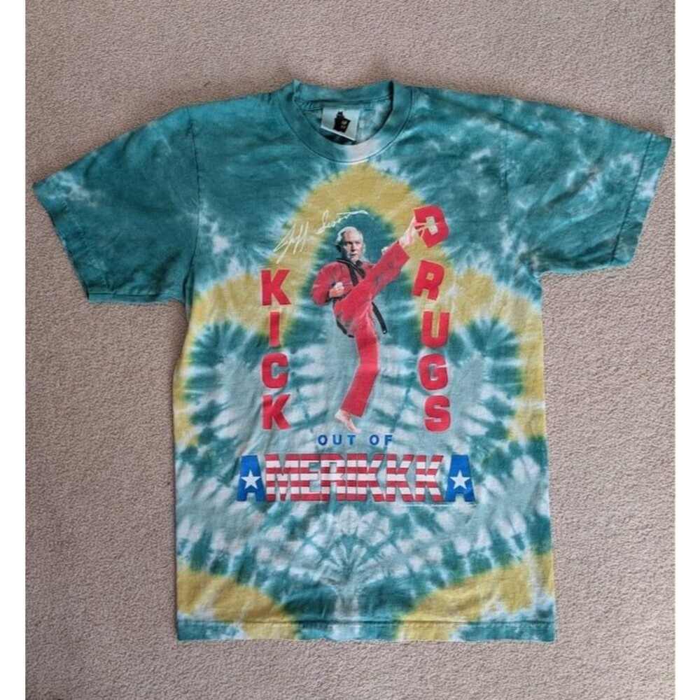Jeff Sessions Kick Drugs Out Of Amerikkka Tee Political Shirt Size Small